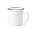 Tasse en céramique de 300 ml idéale pour la sublimation GOVER blanche et bleue