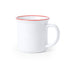 Tasse en céramique de 300 ml idéale pour la sublimation GOVER blanche et rouge