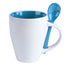 Tasse en céramique de 350 ml COTES bleue et blanche