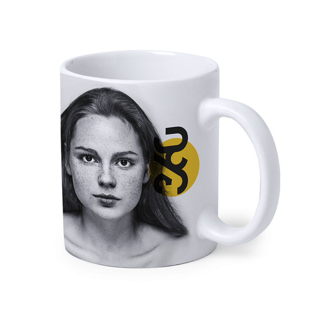 Tasse en céramique de 350 ml finition mate idéal pour la sublimation TALMEX personnalisable motif ou logo