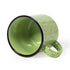 Tasse en céramique de 350 ml LANAY verte personnalisable logo entreprise