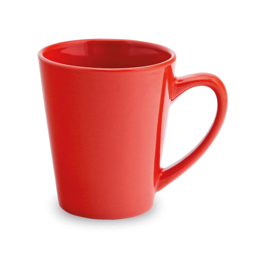 Tasse en céramique de 350 ml MARGOT rouge