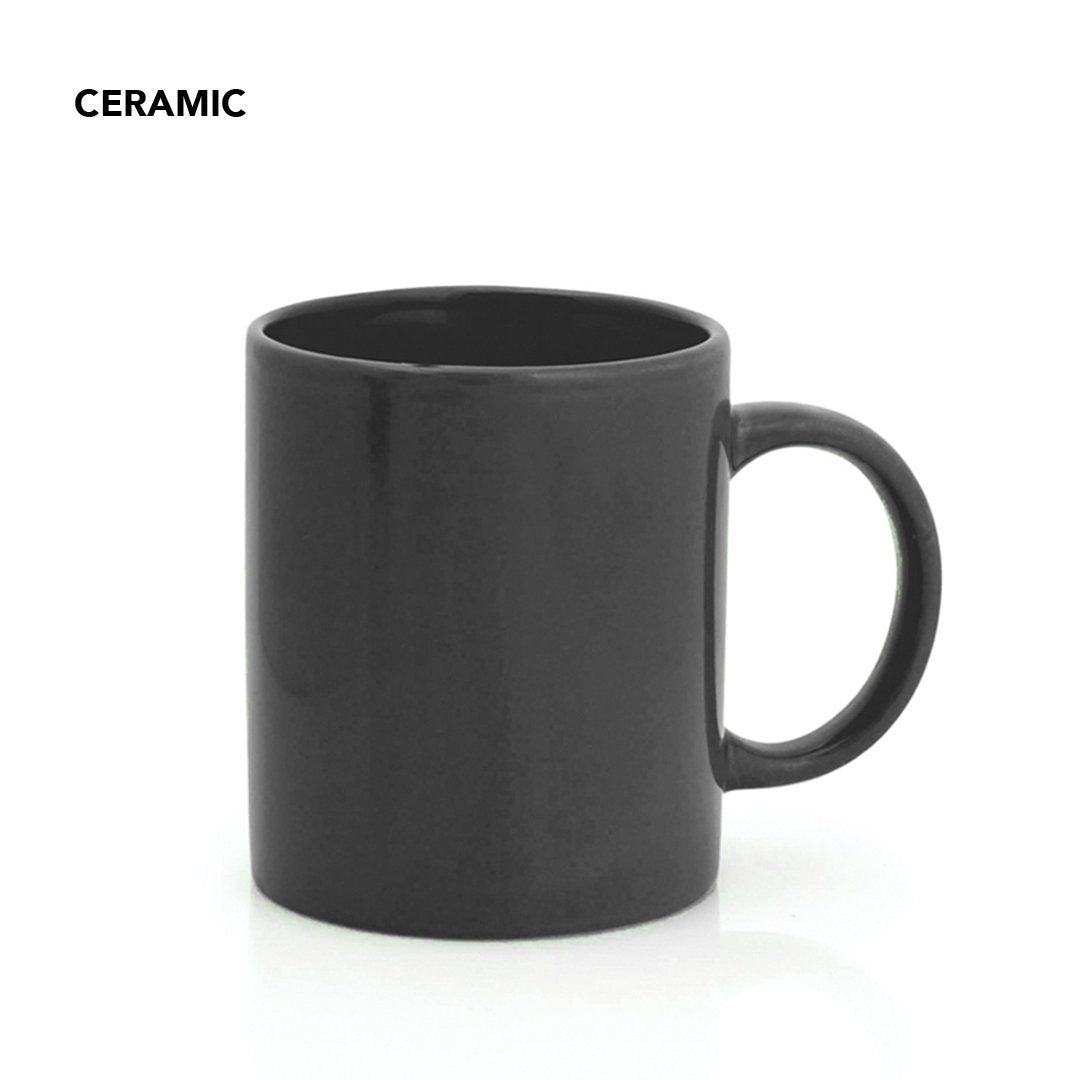 Tasse en céramique de 370ml en céramique ZIFOR avec marquage logo