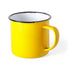 Tasse métallique en métal de 380 ml WILEM jaune