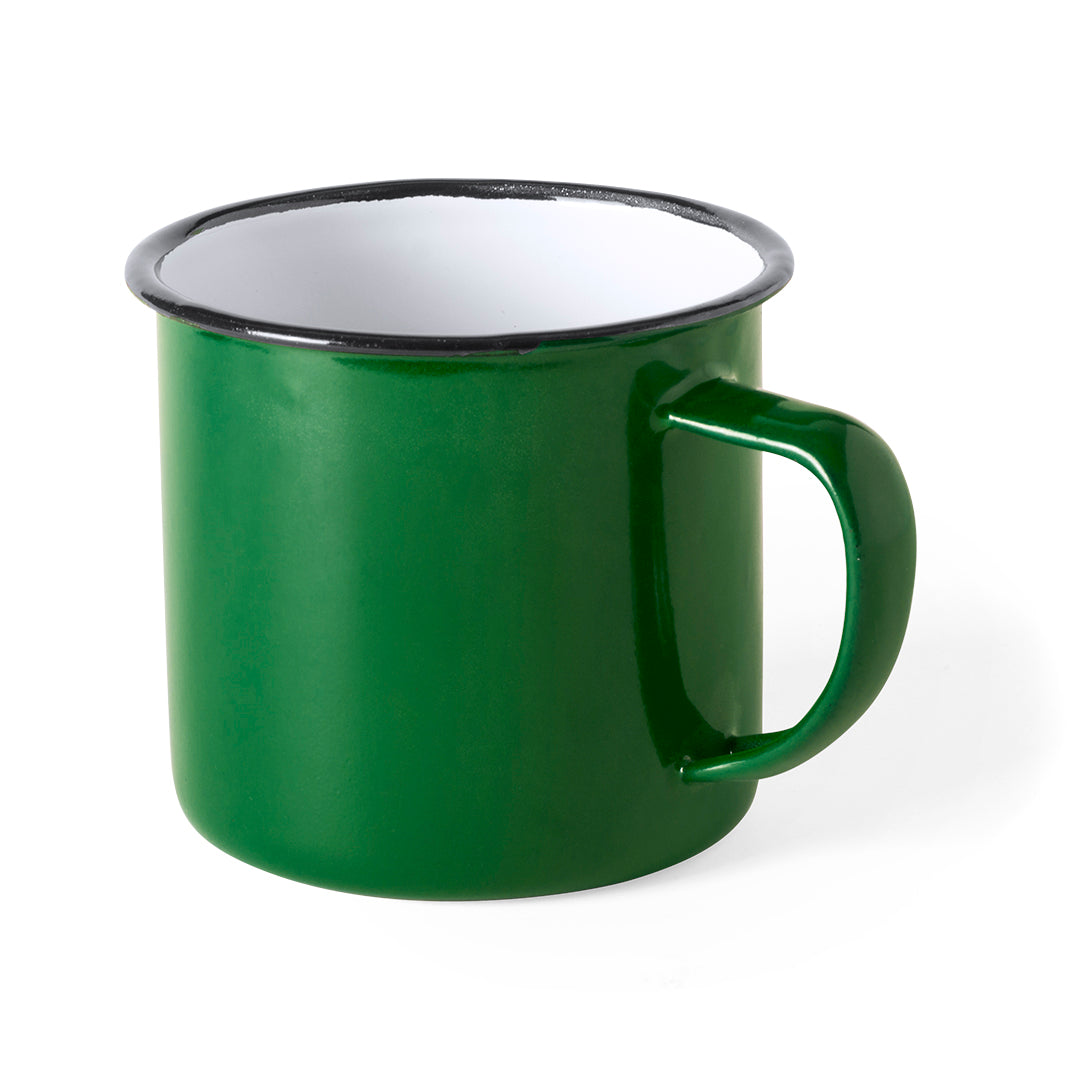 Tasse métallique en métal de 380 ml WILEM vert