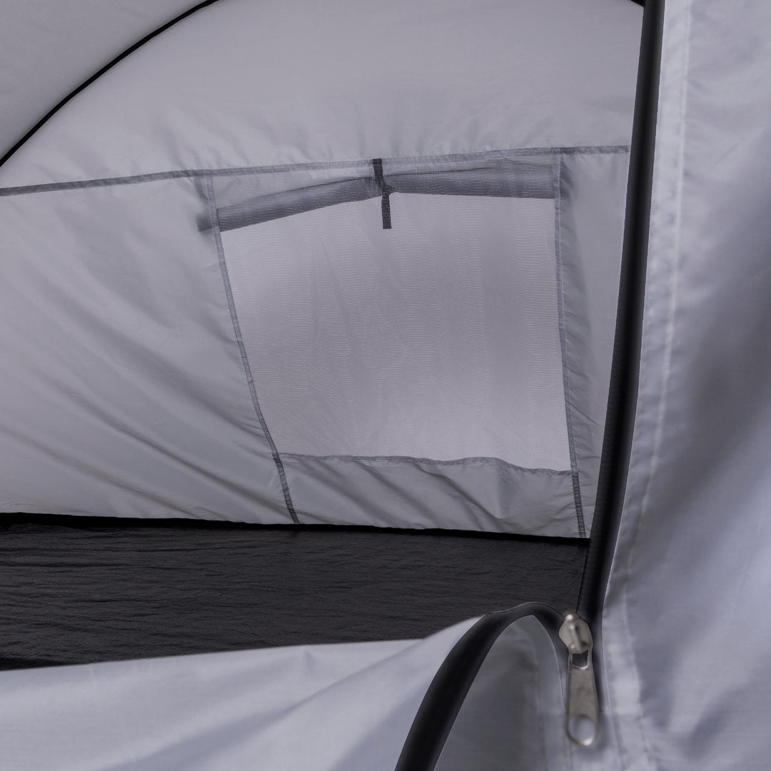 Tente polyvalente pour camping avec système de fermeture sécurisé