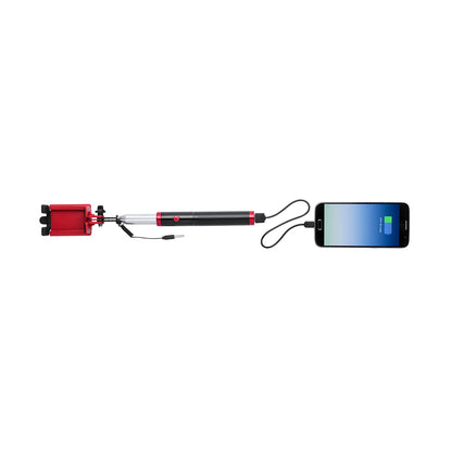 Perches à selfie 2200 mAh aluminium sortie USB SLATHAM