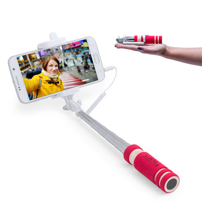 Perches à selfie repliable avec prise jack 3,5 mm en acier PAICOM