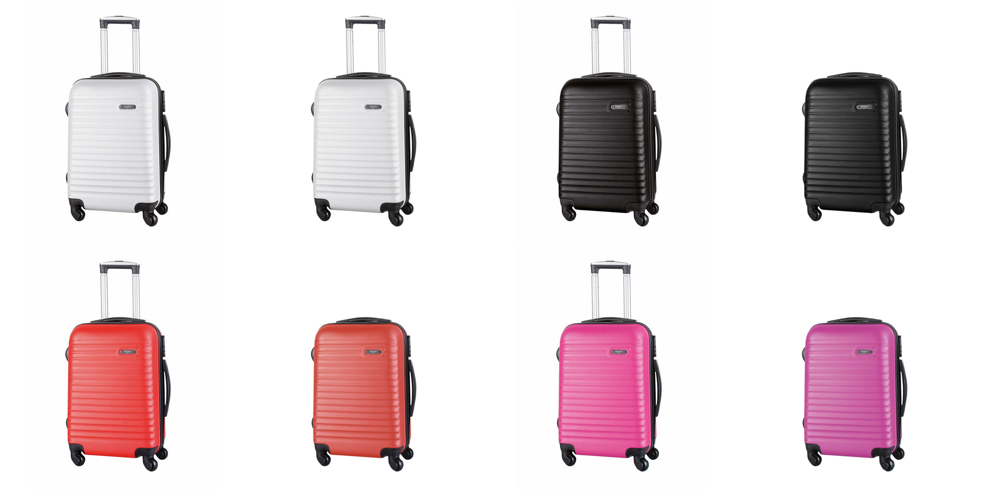 valise coloris multiples avecIntérieur doublé avec le logo de la marque et équipé de sangles élastiques de maintien pour organiser efficacement les affaires.