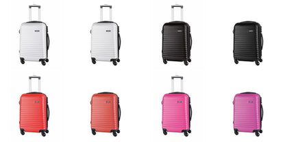 valise coloris multiples avecIntérieur doublé avec le logo de la marque et équipé de sangles élastiques de maintien pour organiser efficacement les affaires.