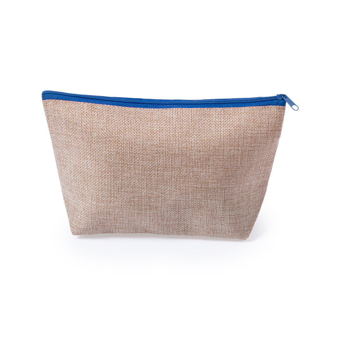 Trousse bicolore polyvalente en polyester avec une fermeture zippée CONAKAR bleu