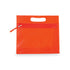 Trousse multi-usages en PVC résistant translucide FERGI orange avec marquage logo