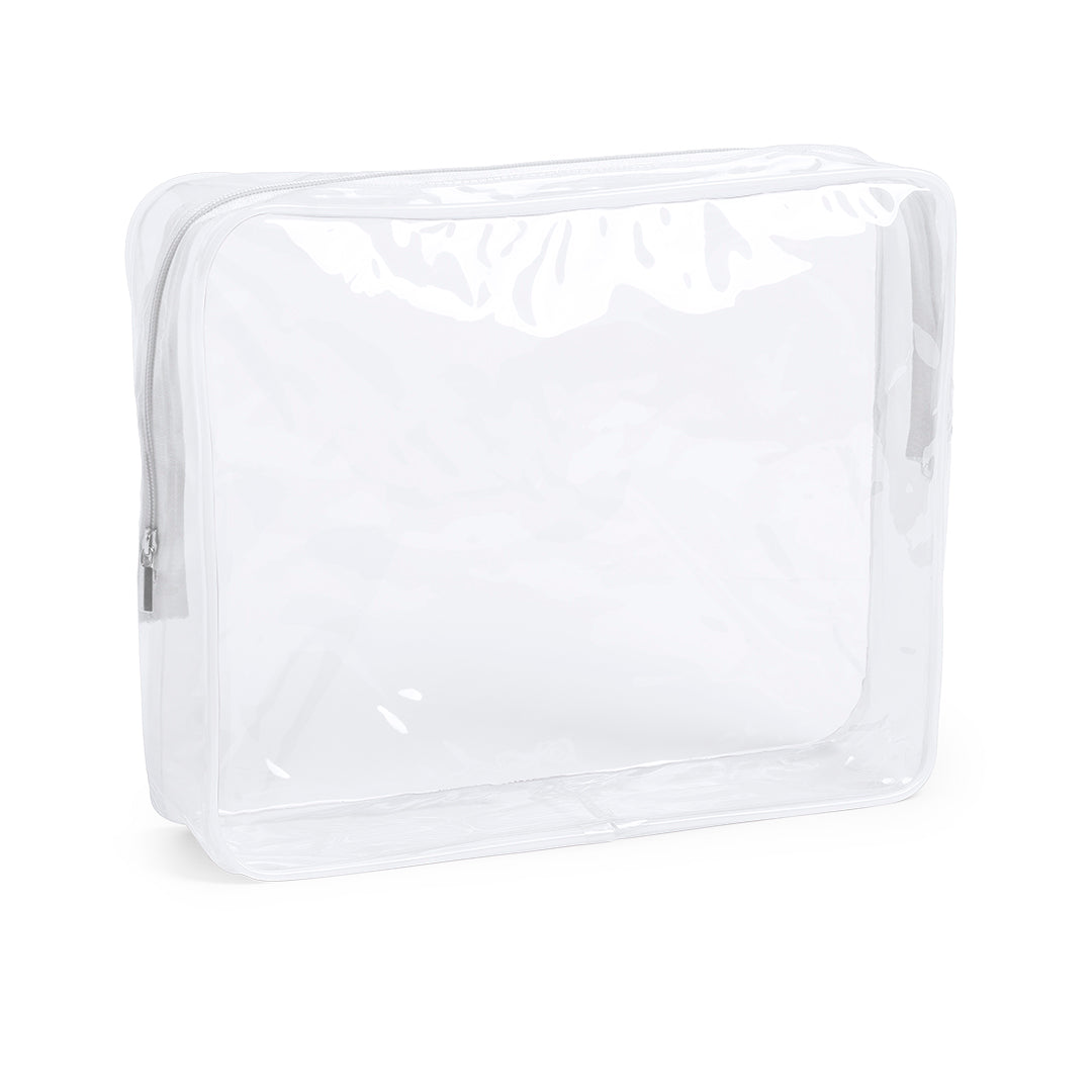 Trousse translucide en pvc BRACYN blanc