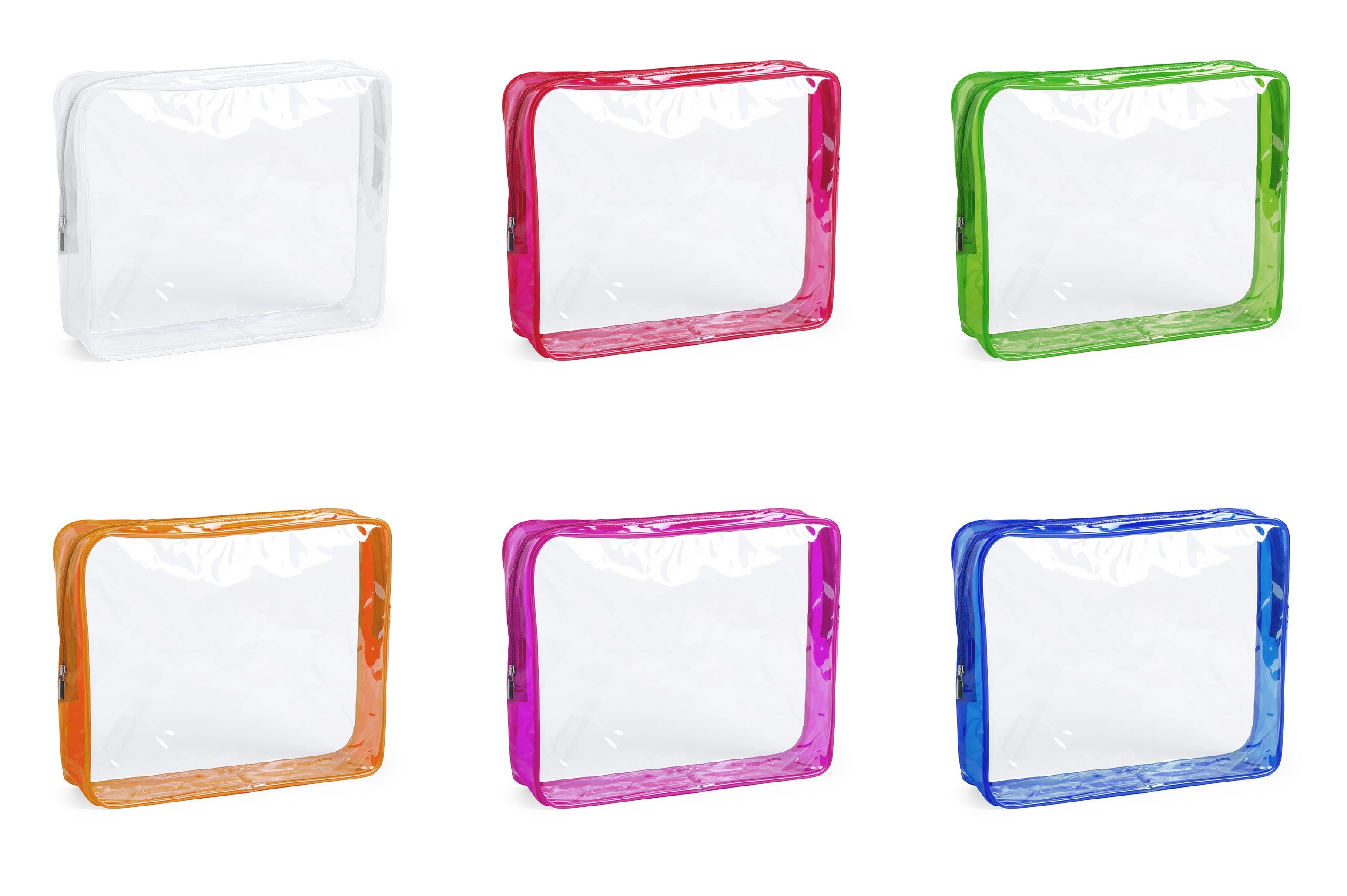 Trousse translucide en pvc BRACYN coloris multiples