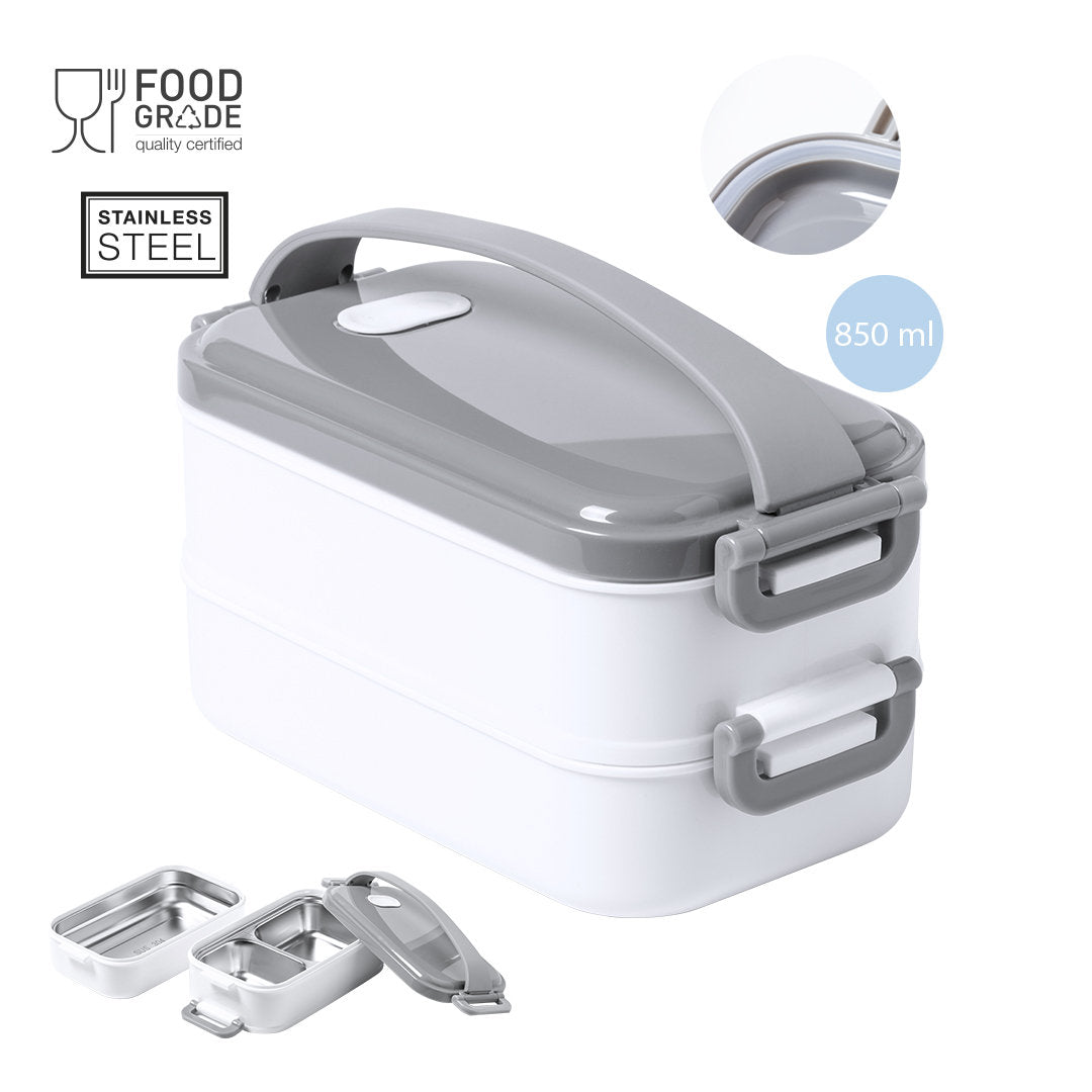 Pp5 Tupperware Tupperware de 850ml avec deux compartiments de 500 et 350ml en pp et a ...