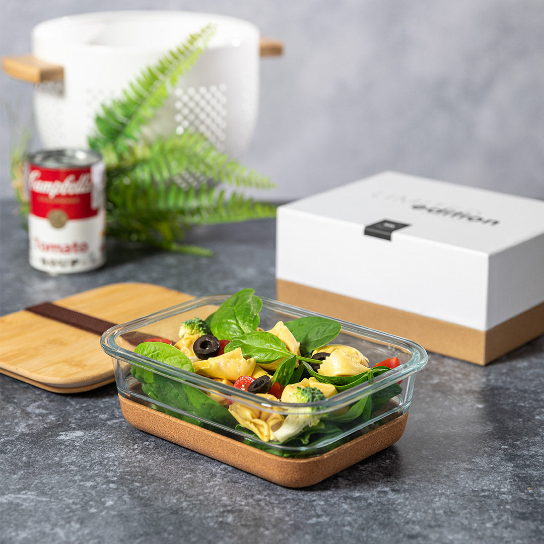 Verre Tupperware Tupperware en verre, bambou et en liège CRISBUT – TRANS LASER