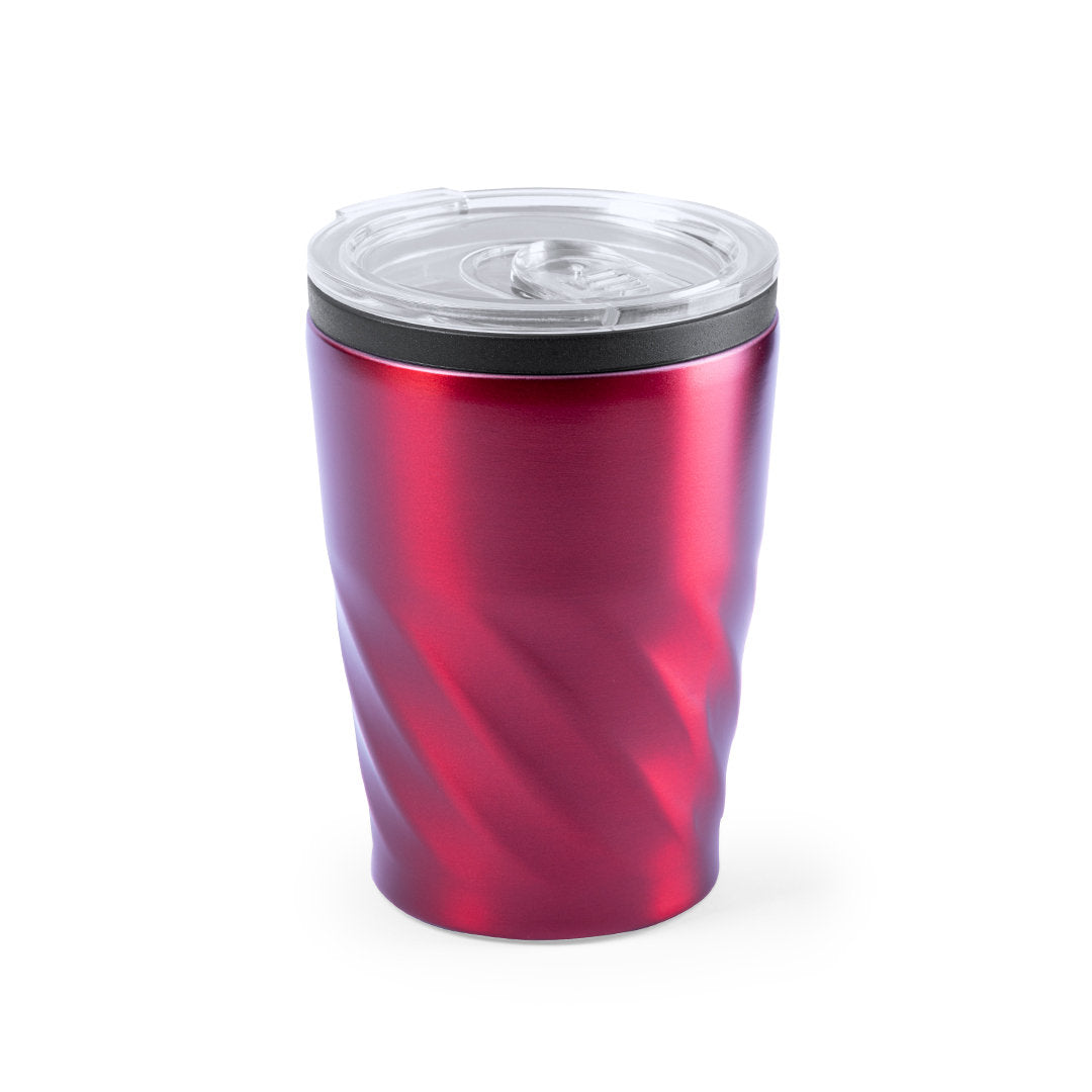 Verre thermique en acier inoxydable de 350 ml RIPON rose