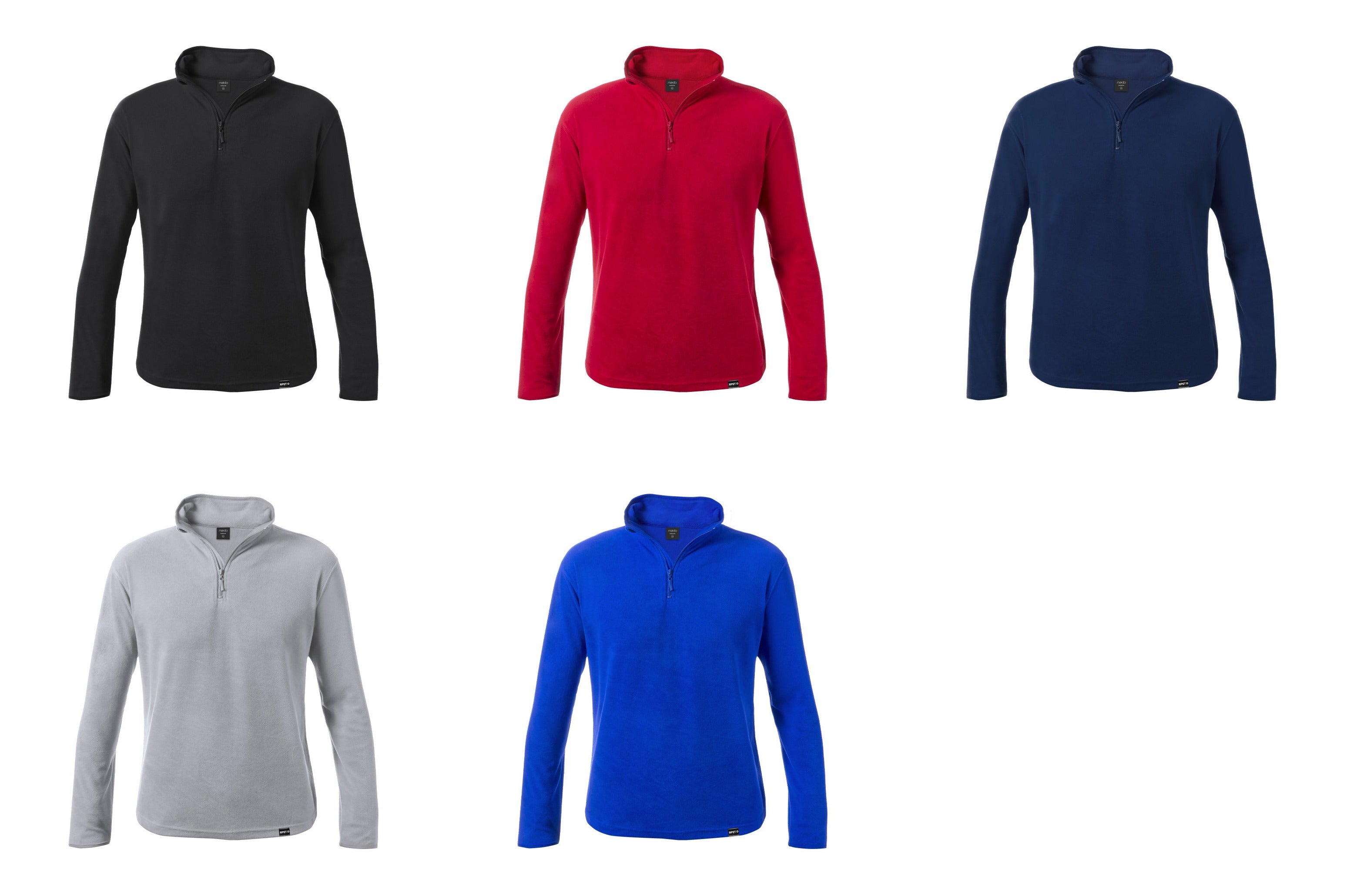 Veste 100% polyester micro polaire RPET 155 g/ m2 MESIOX