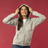 Veste sweat zippée à capuche adultes 50% coton et 50% polyester de 280gr/m2 KEYA SWZ280