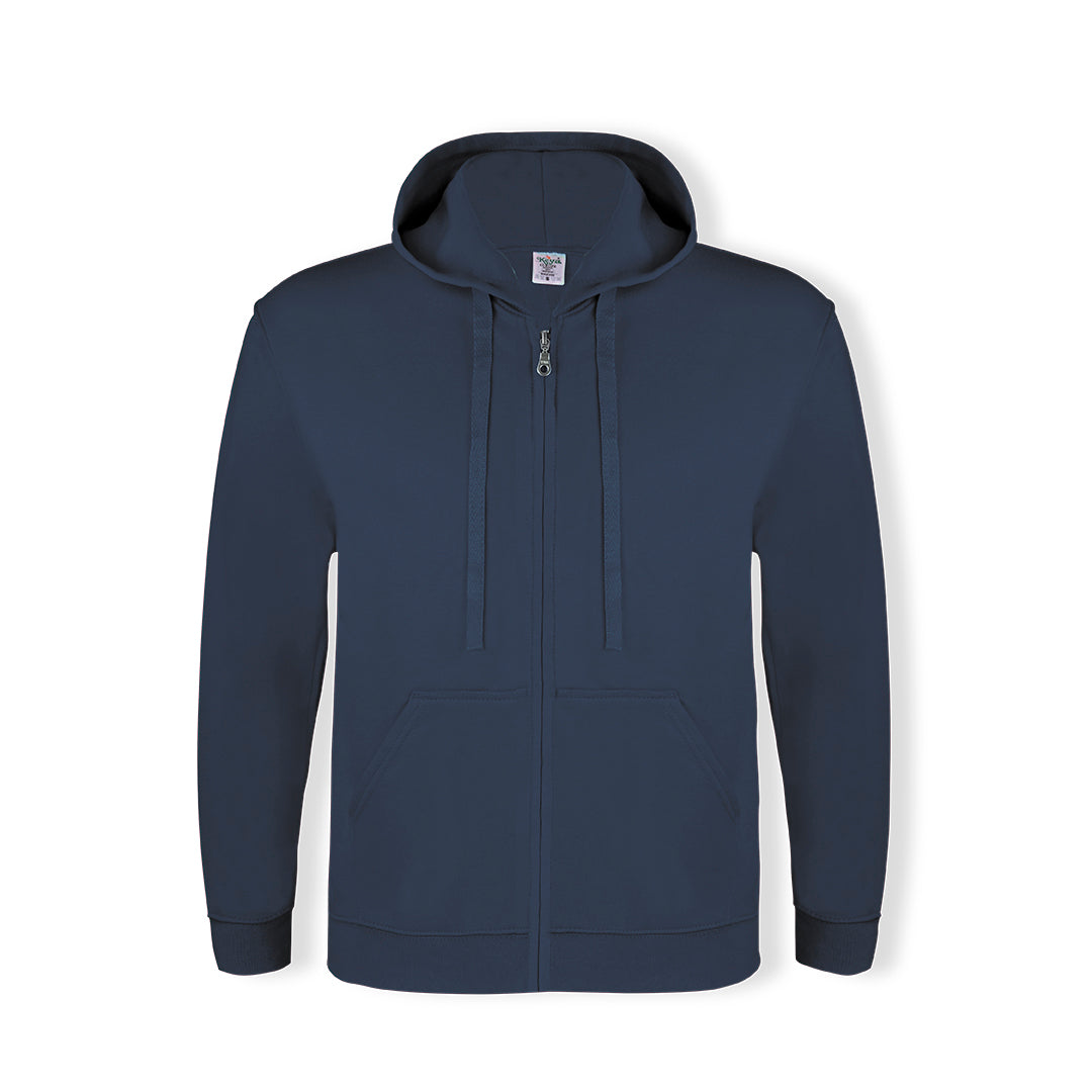 Veste sweat zippée à capuche adultes 50% coton et 50% polyester de 280gr/m2 KEYA SWZ280