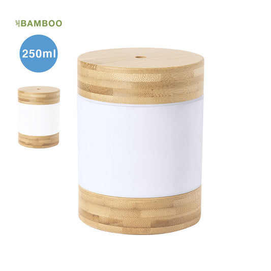Humidificateur 250 ml en bambou WICKET personnalisable logo entreprise