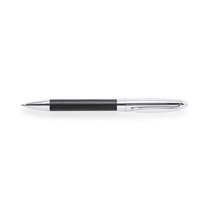 Set de stylos avec étui en similicuir NIVEUM stylo en métal et similicuir 