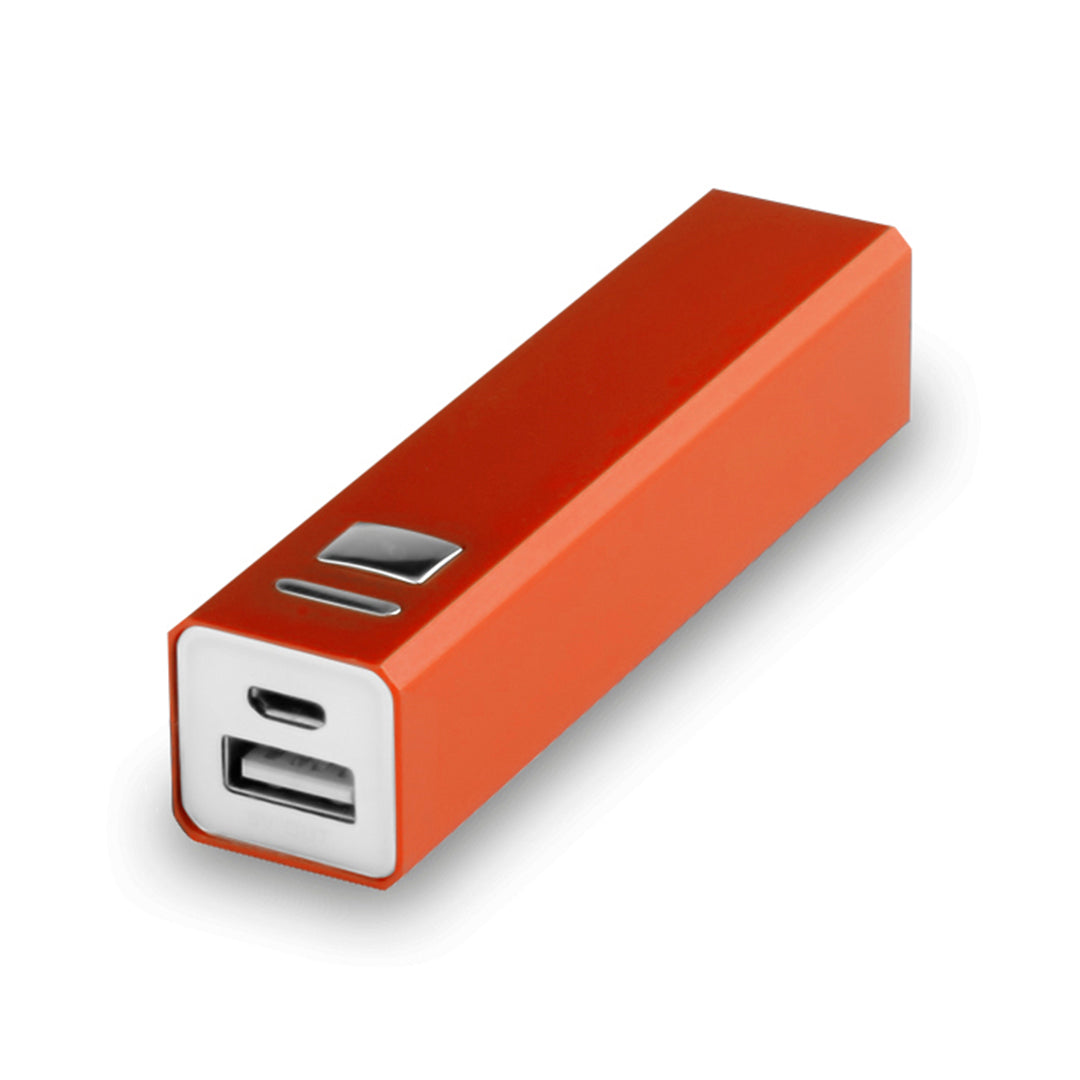 Power bank 2 200 mah THAZER orange pratique et léger