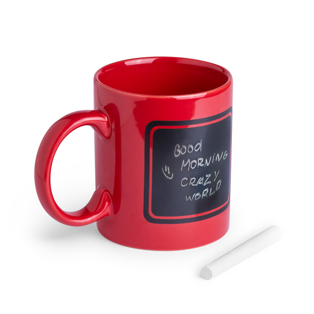 Mug en céramique de 370 ml DARIEL rouge