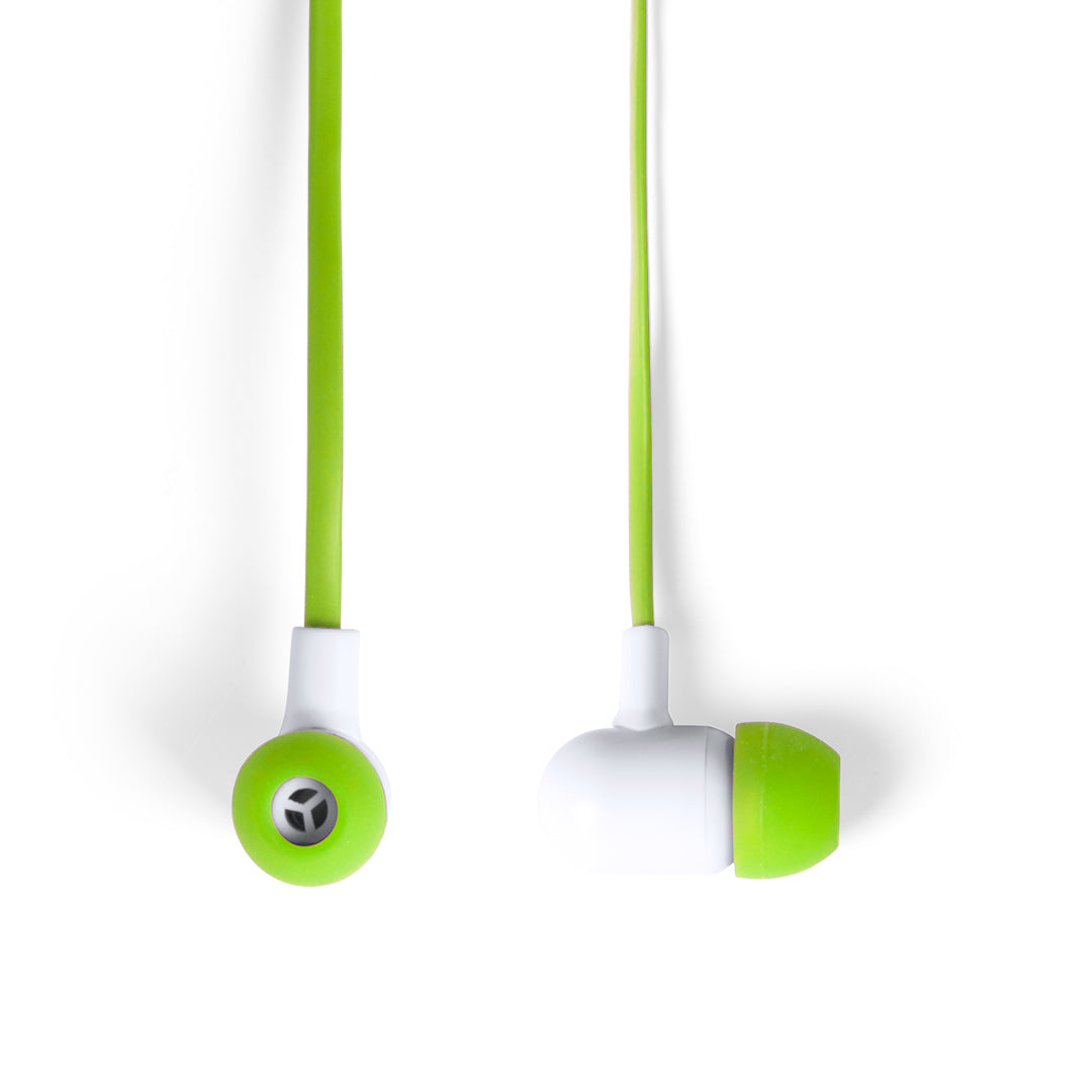 Écouteurs bluetooth avec câbles et accessoires assortis STEPEK vert