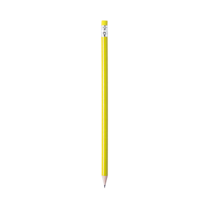 Crayon en bois finition brillante MELART jaune