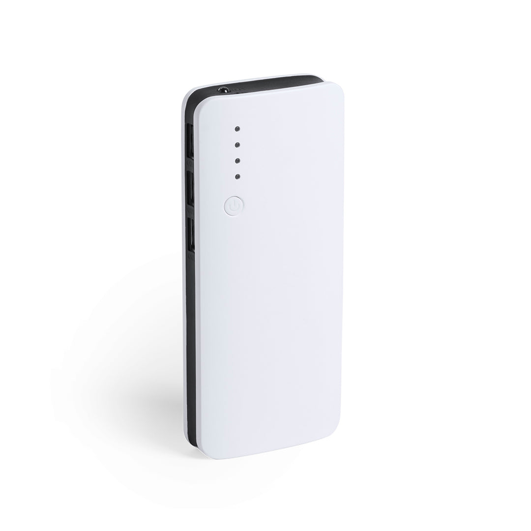 Power bank 10 000 mah avec led KAPRIN noir et blanc