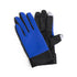 Gants de sport bicolores en polyester et lycra avec fonction tactile personnalisable logo entreprise