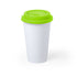 Mug blanc en céramique 400 ml KEYLOR vert et blanc