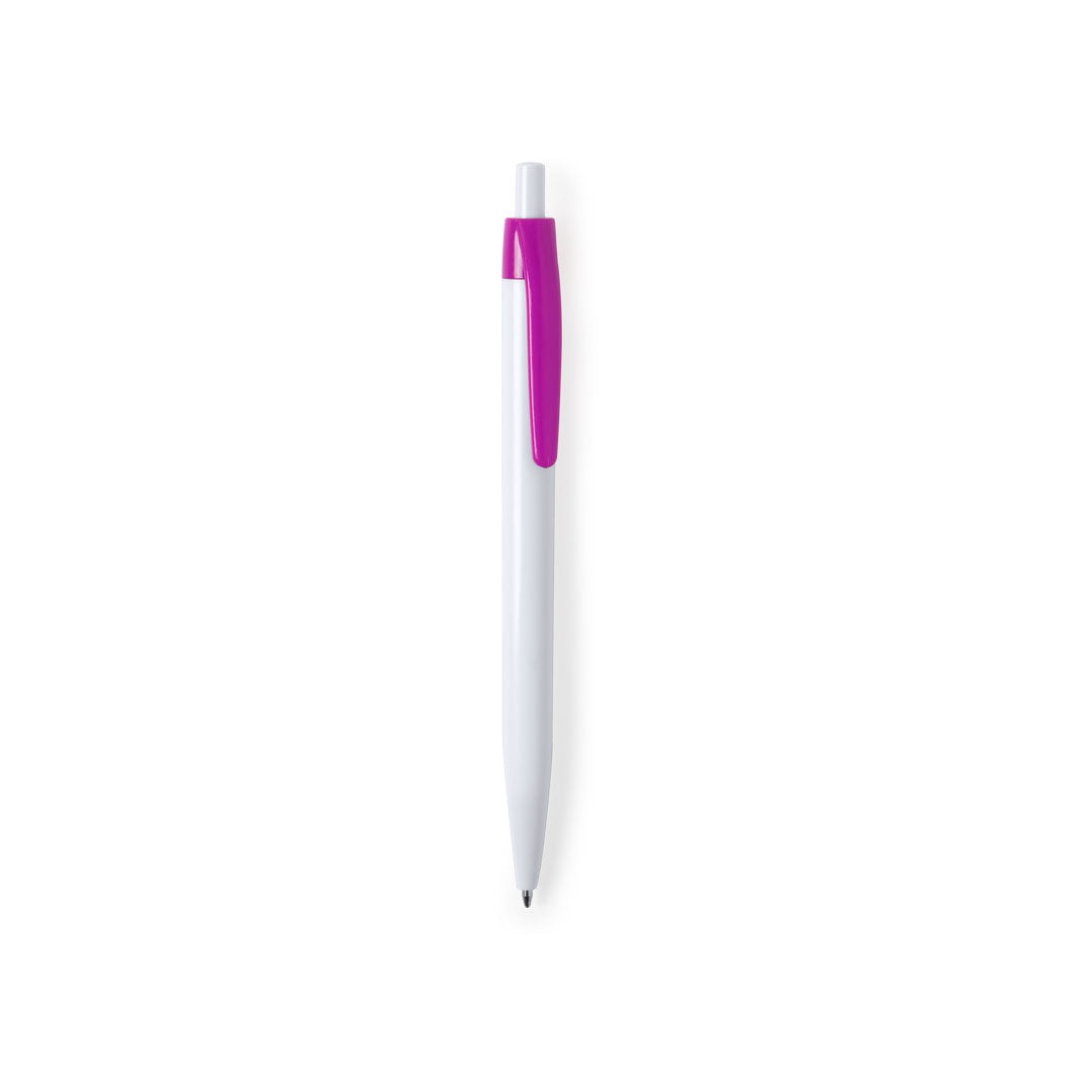 stylo kific avec Corps blanc élégant, idéal pour un usage professionnel ou personnel.