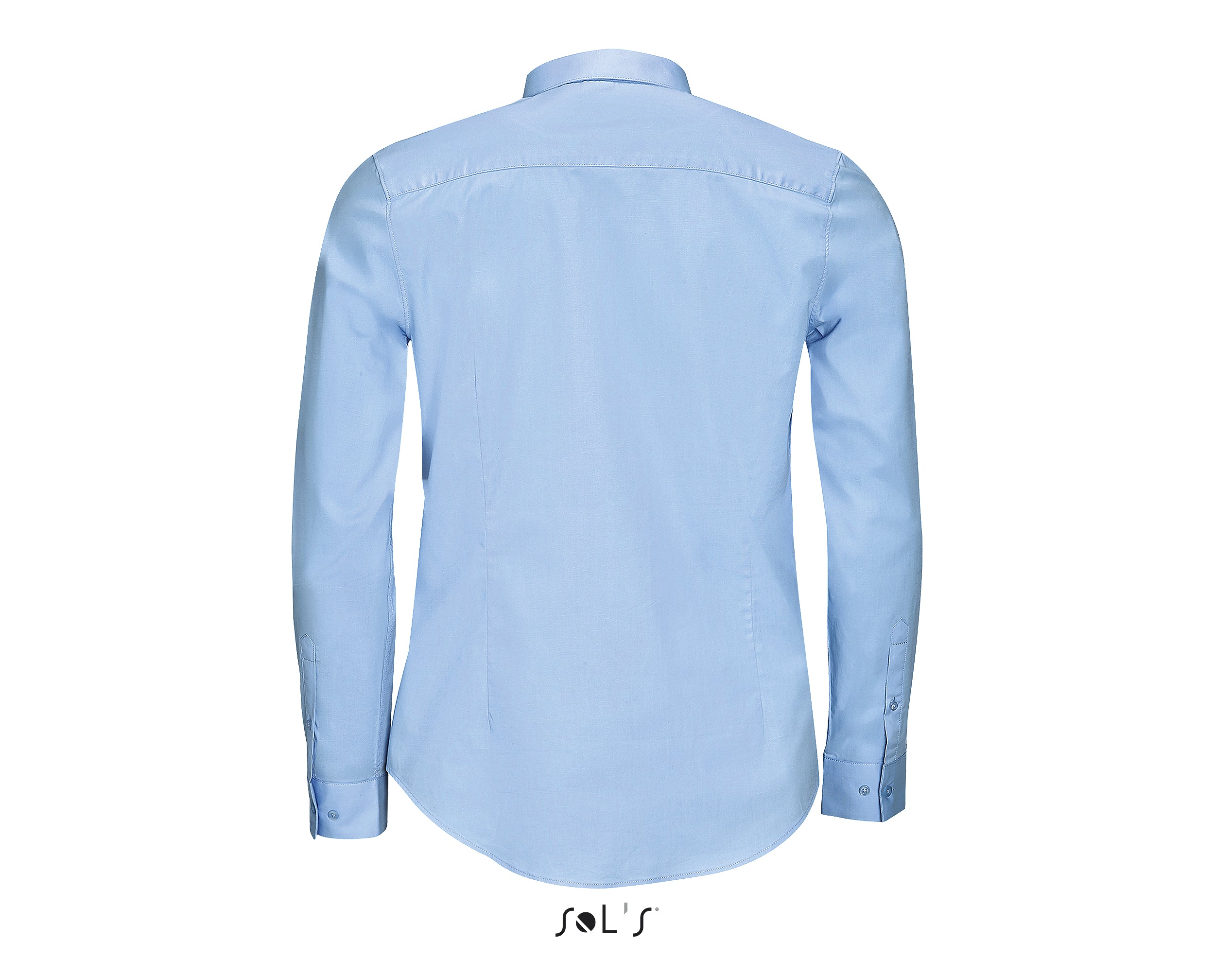 Chemise BLAKE MEN bleue clair de dos