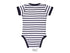 Body MILES BABY KIDS raye bleu et blanc de dos