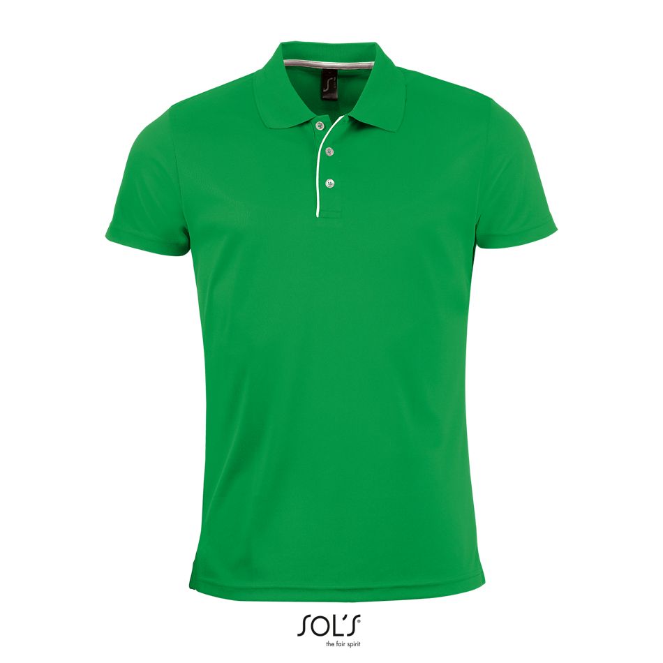 Mens green polo on sale