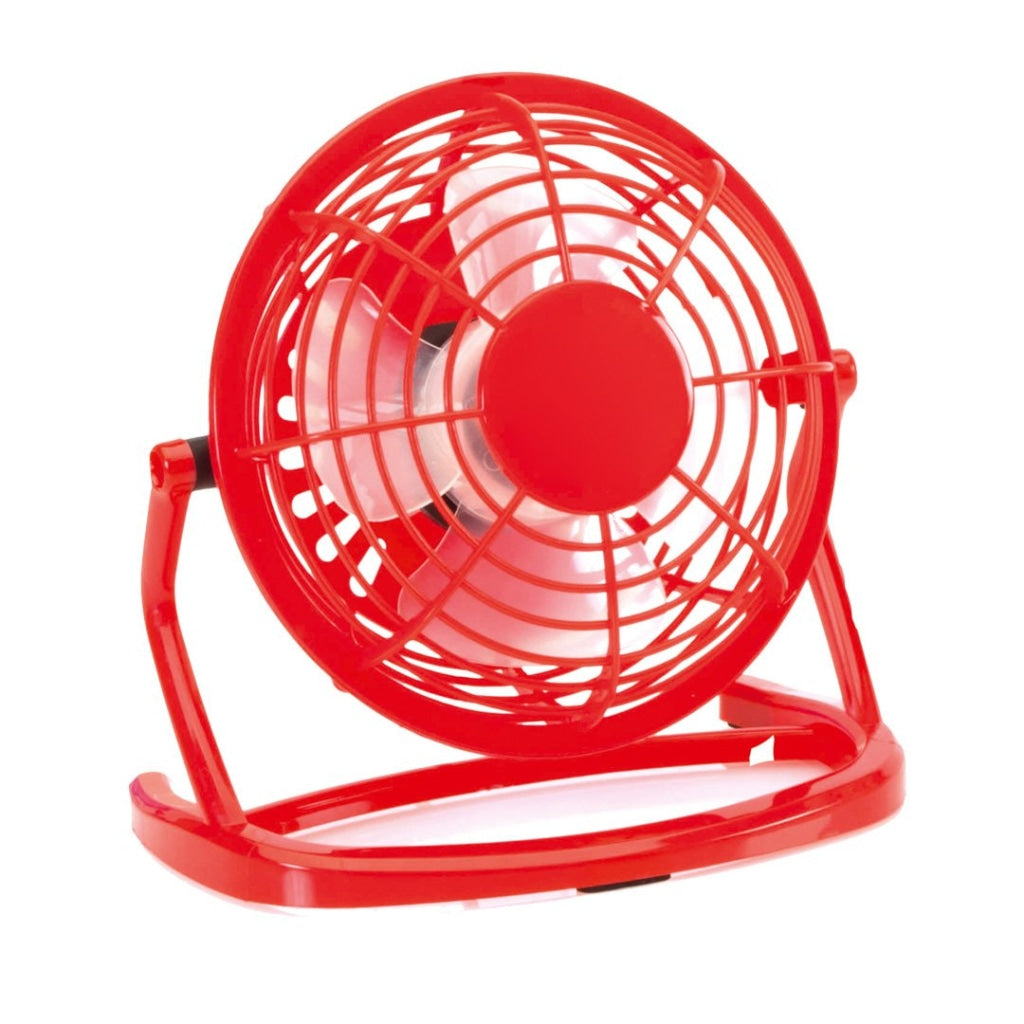 Mini Ventilateur de bureau MICLOX rouge