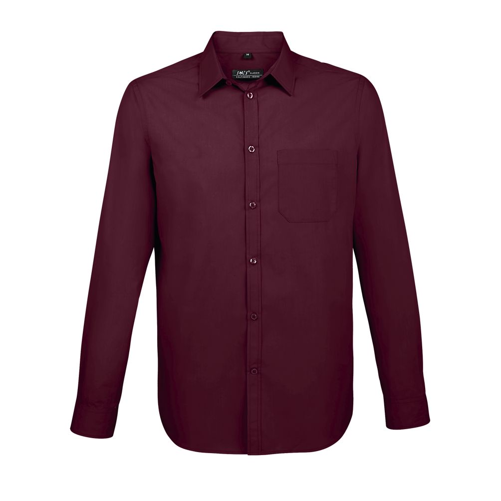 Chemise BALTIMORE FIT bordeaux