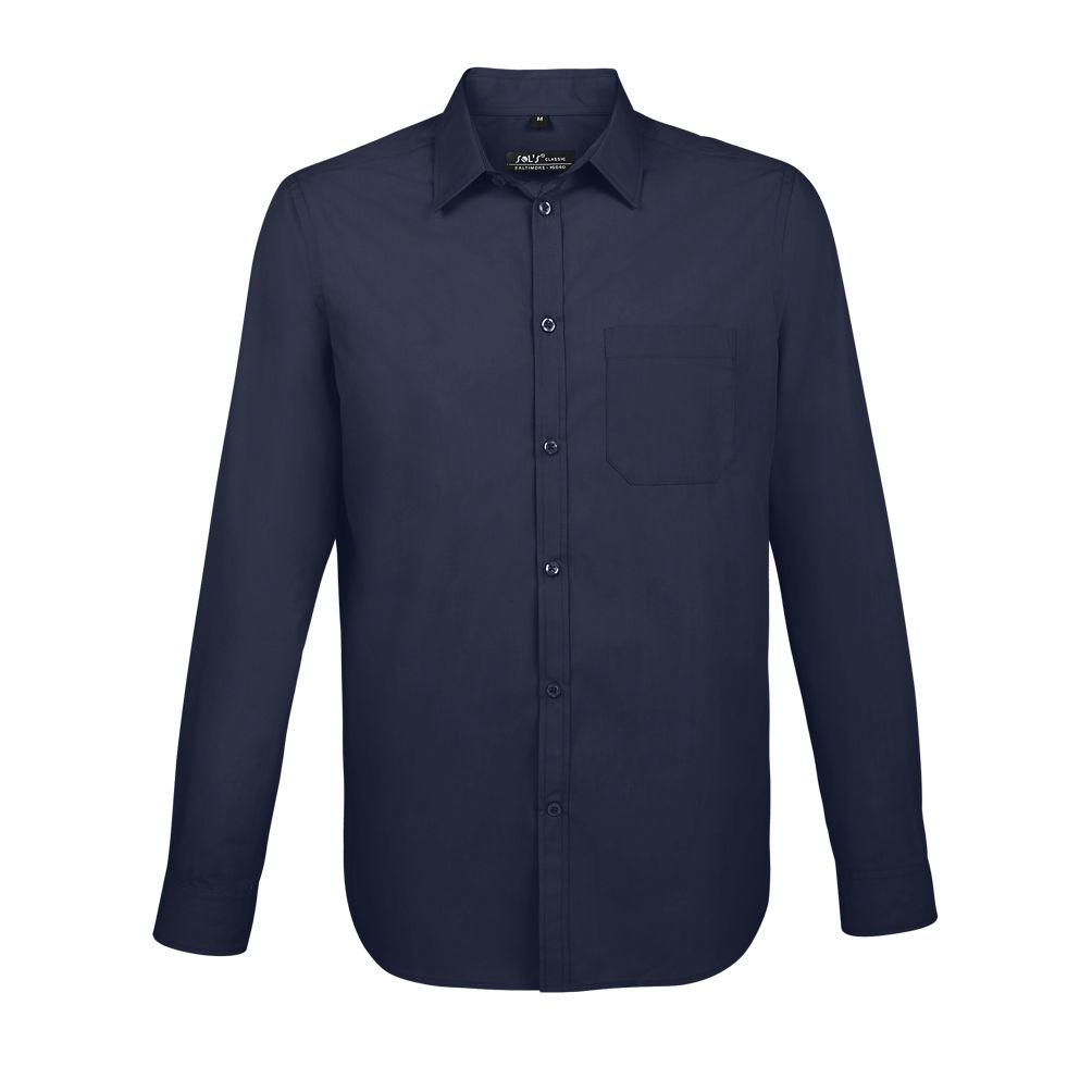 Chemise BALTIMORE FIT bleue marine