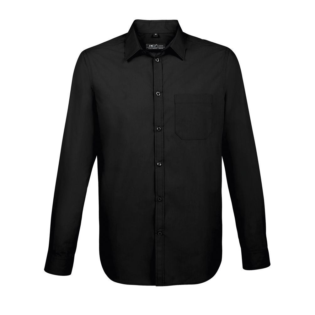 Chemise BALTIMORE FIT noire