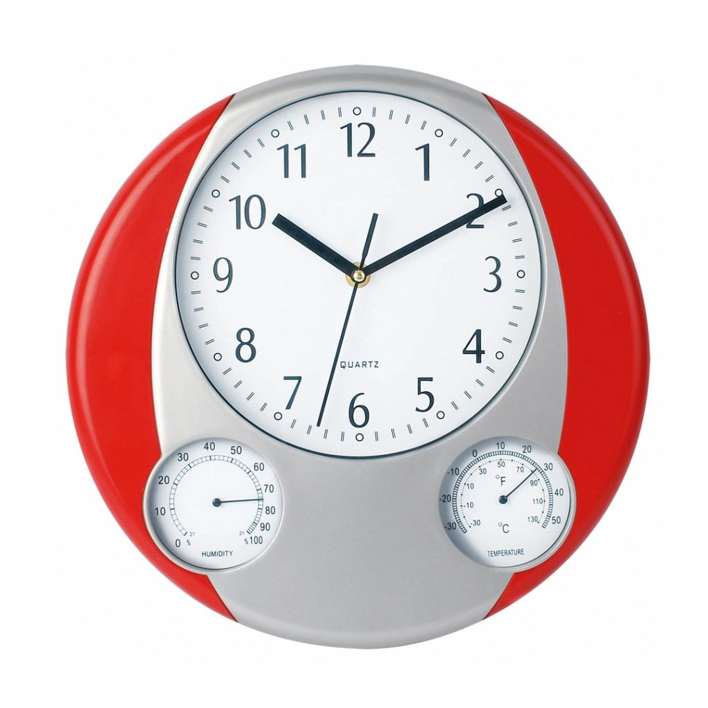 Horloge Prego rouge