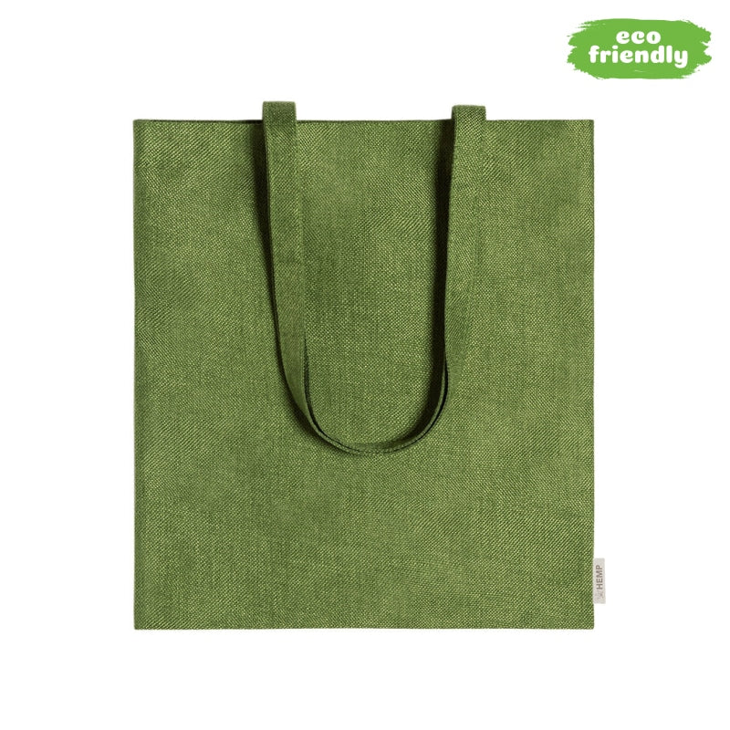 Sac Misix Vert Totebags chanvre personnalisable logo