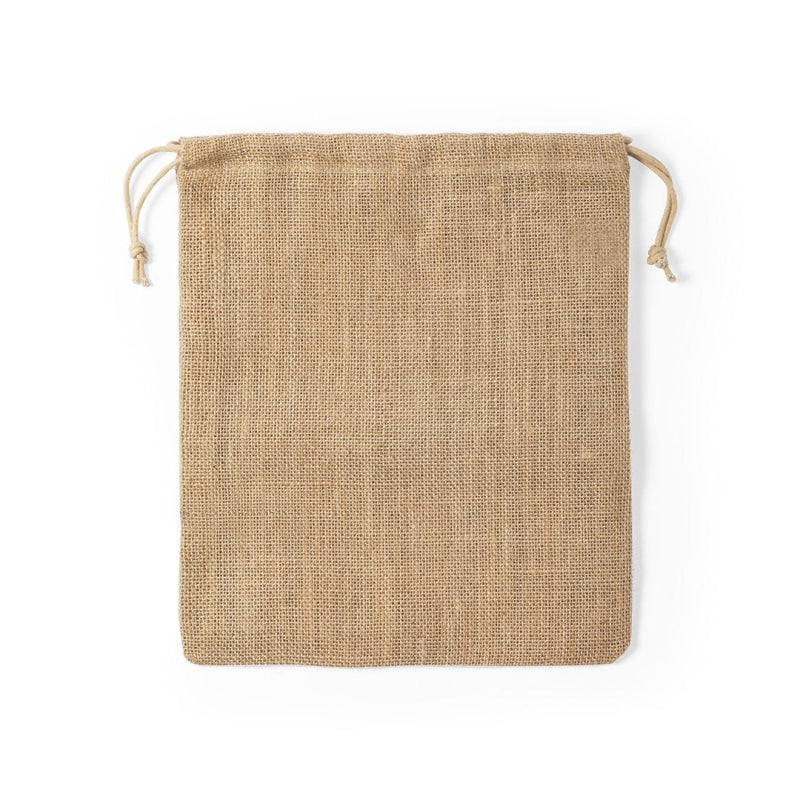 Accessoire naturel : sac de la ligne naturelle en jute, 260g, avec cordon de fermeture.