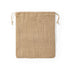 Accessoire naturel : sac de la ligne naturelle en jute, 260g, avec cordon de fermeture.