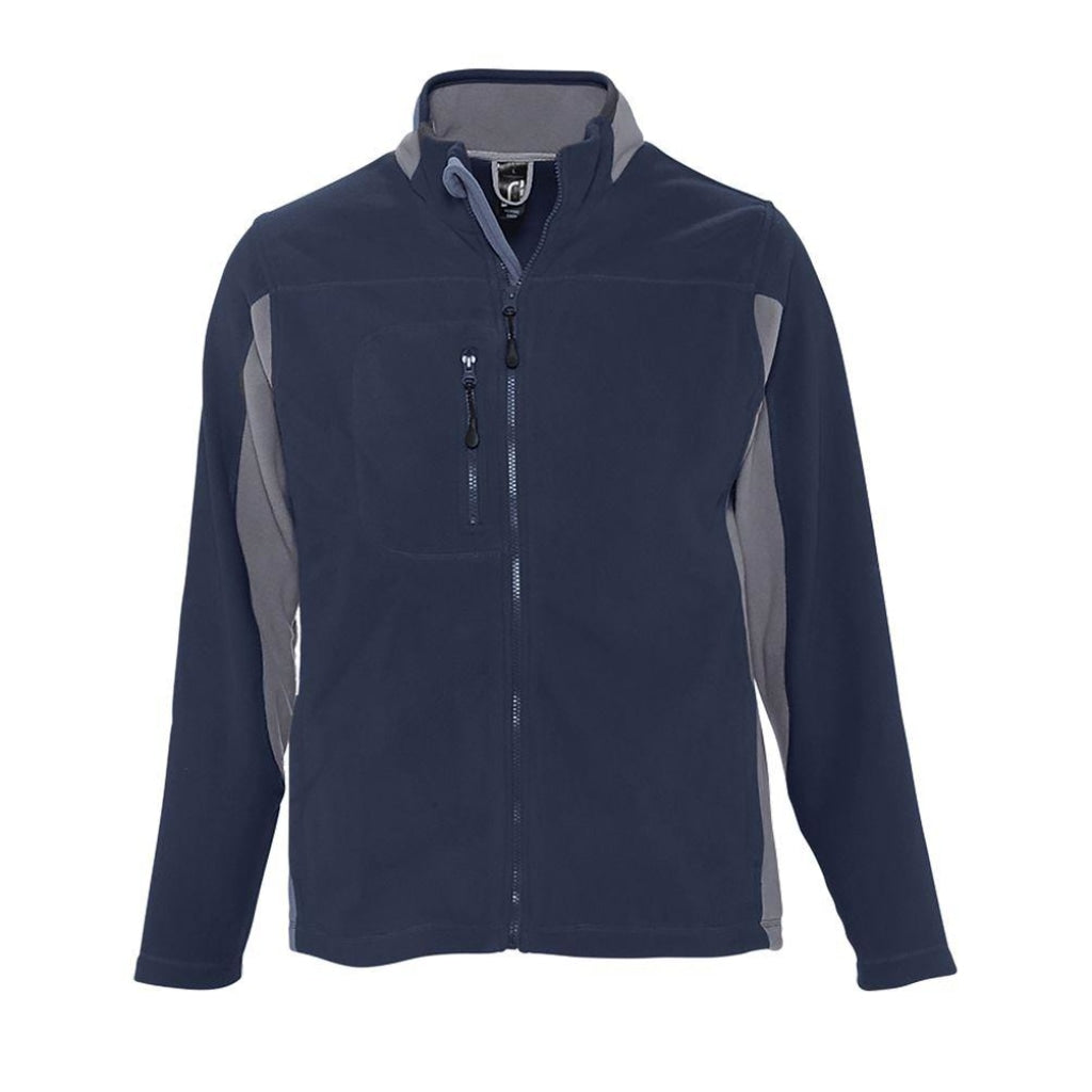 Veste polaire bicolore zippée homme NORDIC