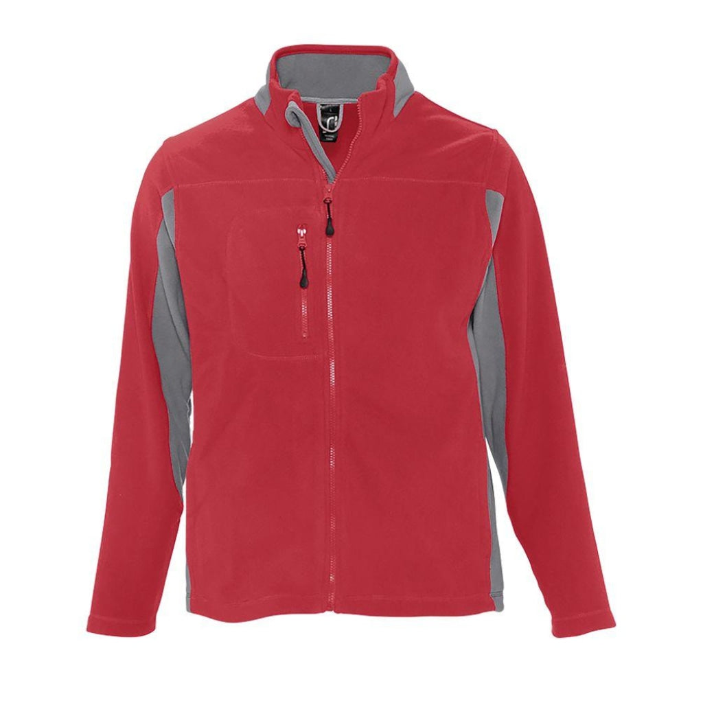 Veste polaire bicolore zippée homme NORDIC