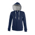 Veste zippée femme bicolore à capuche doublée contrastée SOUL WOMEN